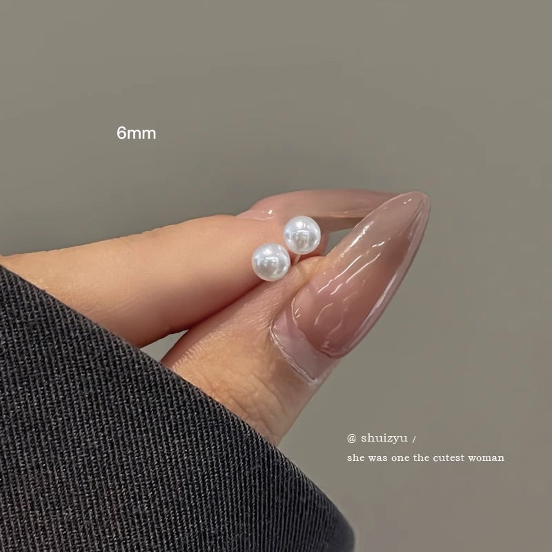 Pearl Alloy Bow Earrings – Bow Echo Nova