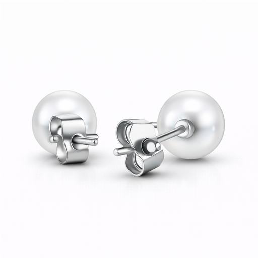 Pearl Stud Earrings 10mm