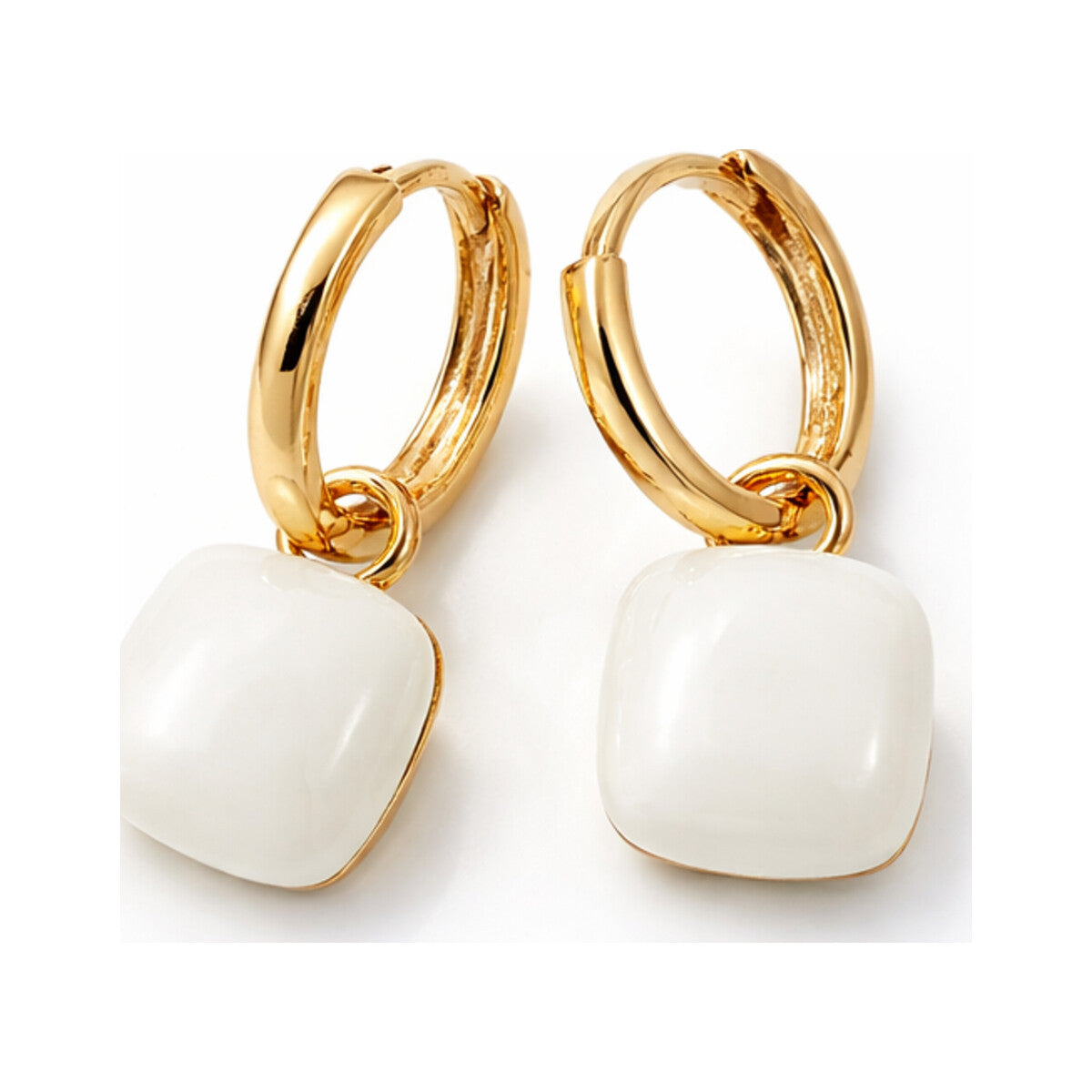 White Resin Statement Drops