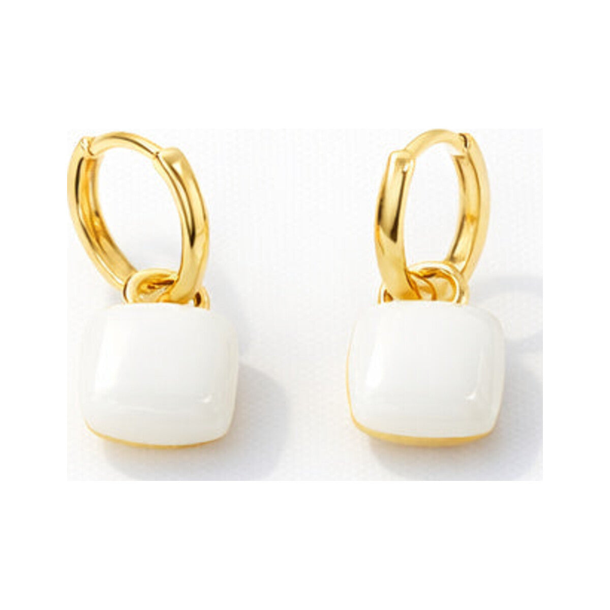 White Resin Statement Drops