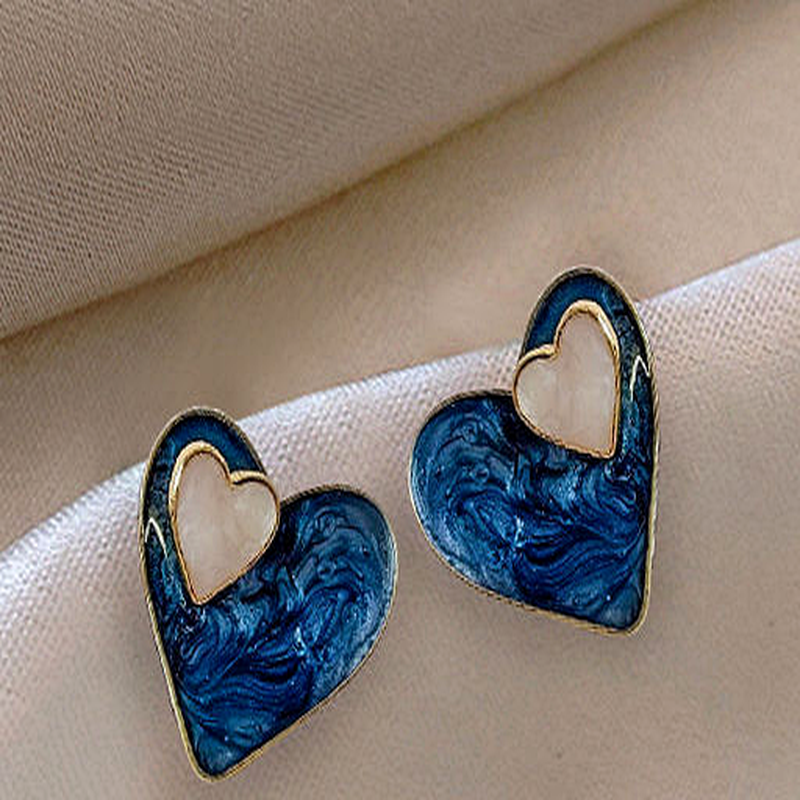 Couture Blue Love Earrings