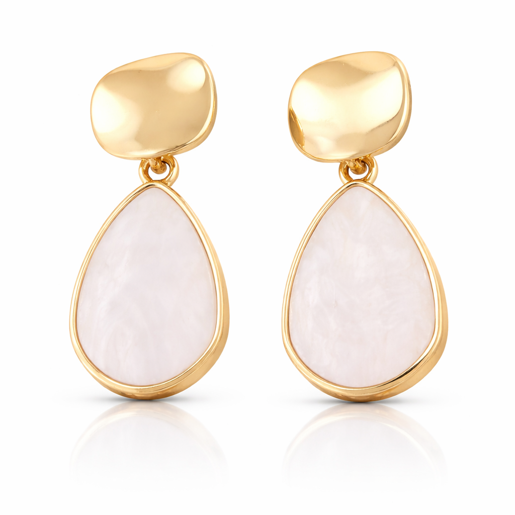 Alloy Geometric Round Earrings – Round Square Zen