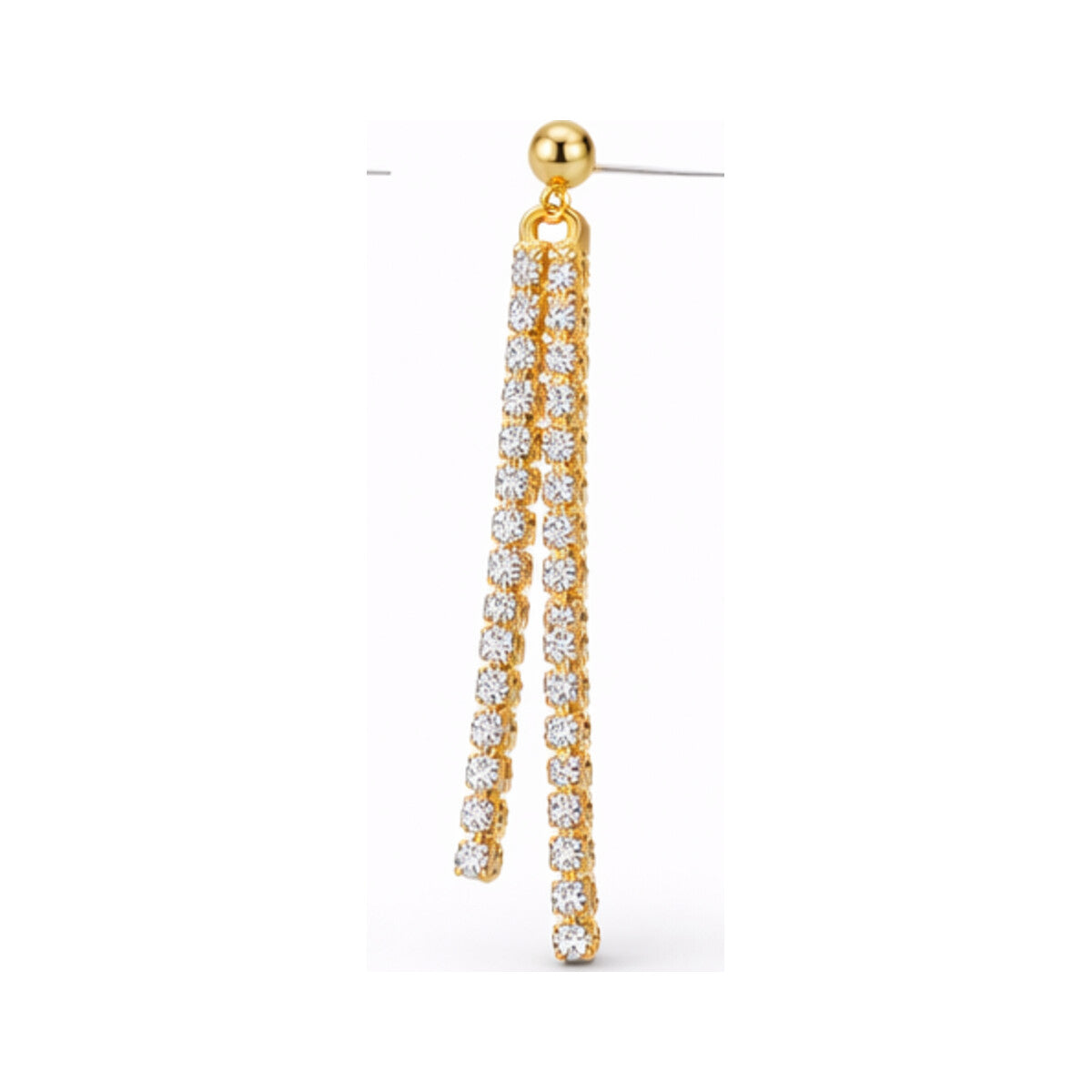 Couture Chain Drop Earrings