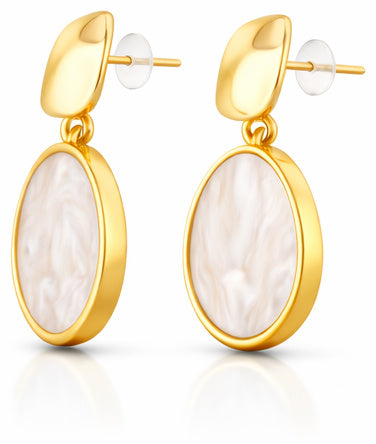 Retro Geometric Drop Earrings