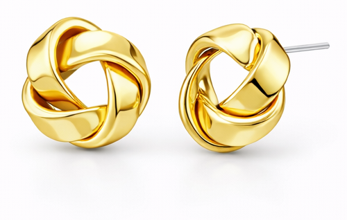 Twisted Triangle Bow Drops