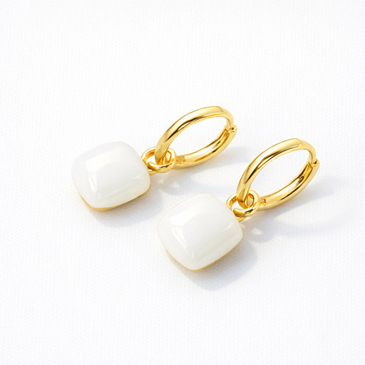 White Resin Statement Drops