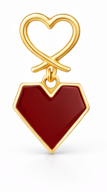 Wine Red Pearl Drops