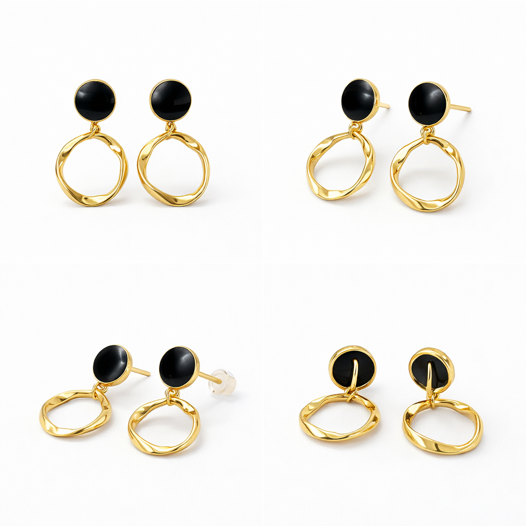 Pearl Alloy Bow Earrings – Bow Vibe Nova