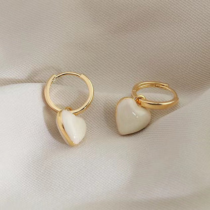 Modern Heart Enamel Drops