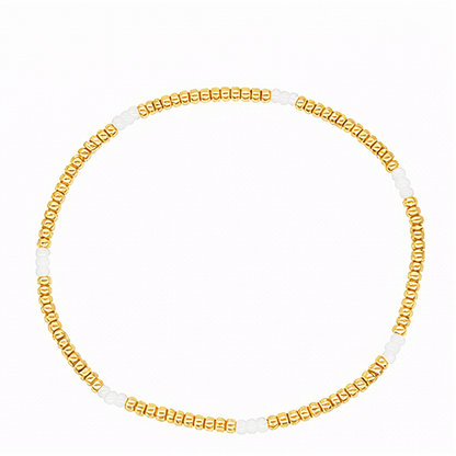 Vintage Pearl Colorblock Bracelet