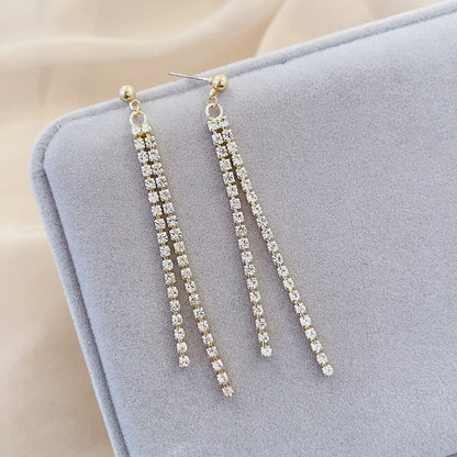 Couture Chain Drop Earrings