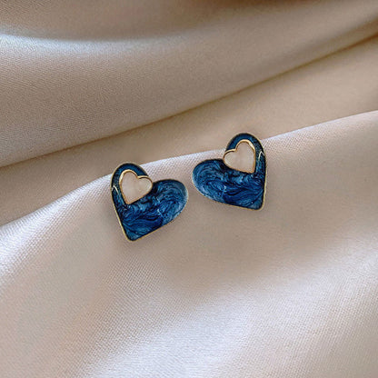 Couture Blue Love Earrings