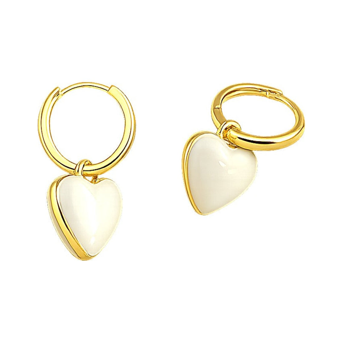 Modern Heart Enamel Drops