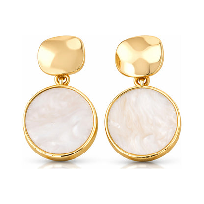 Retro Geometric Drop Earrings