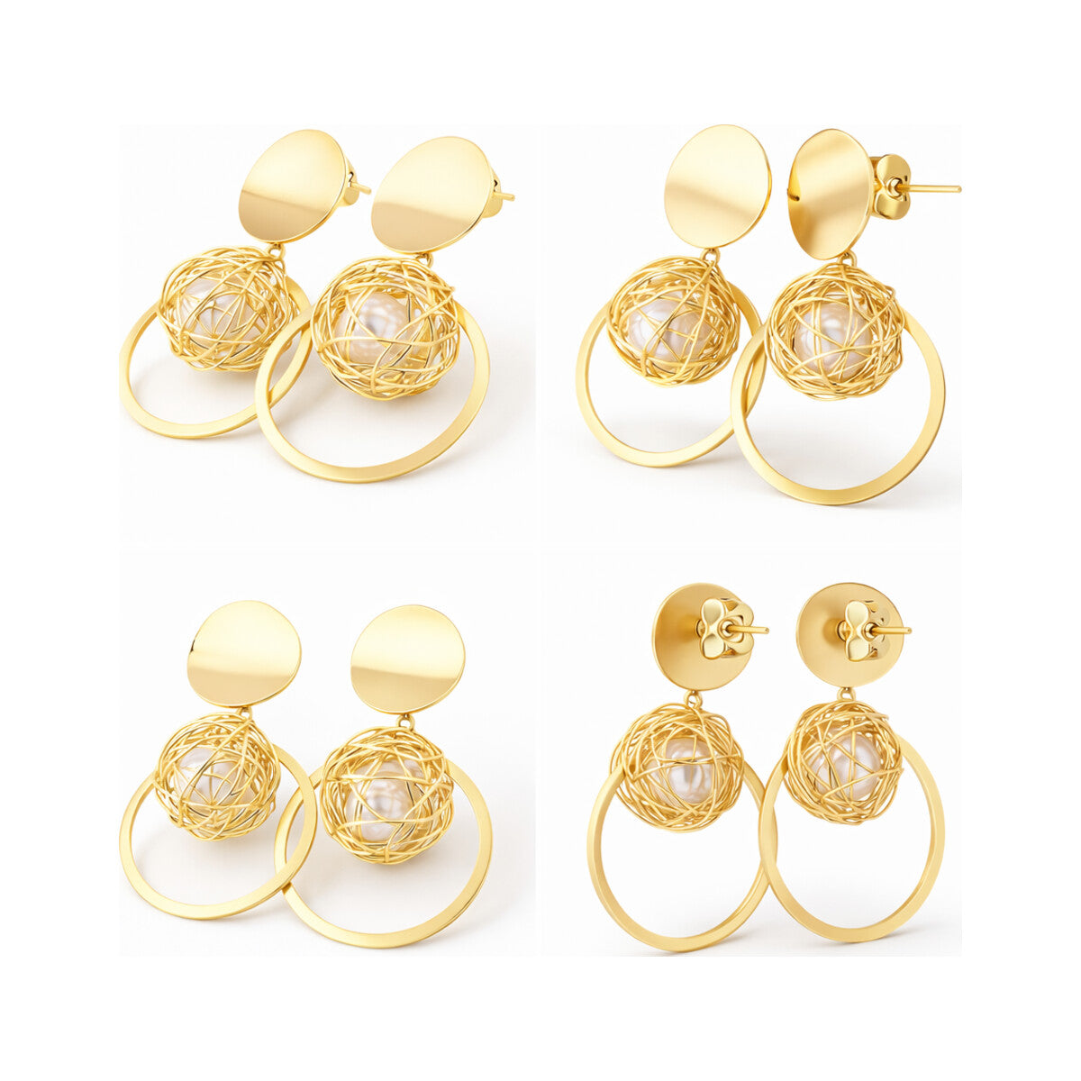 Couture Geometric Patchwork Drops