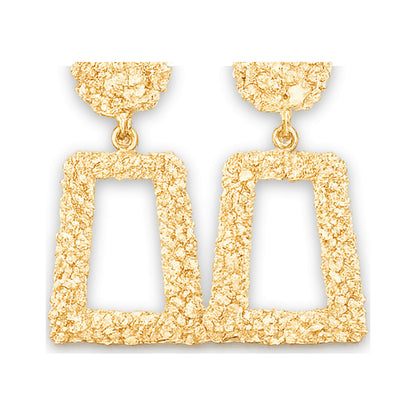 Architectural Retro Drop Earrings