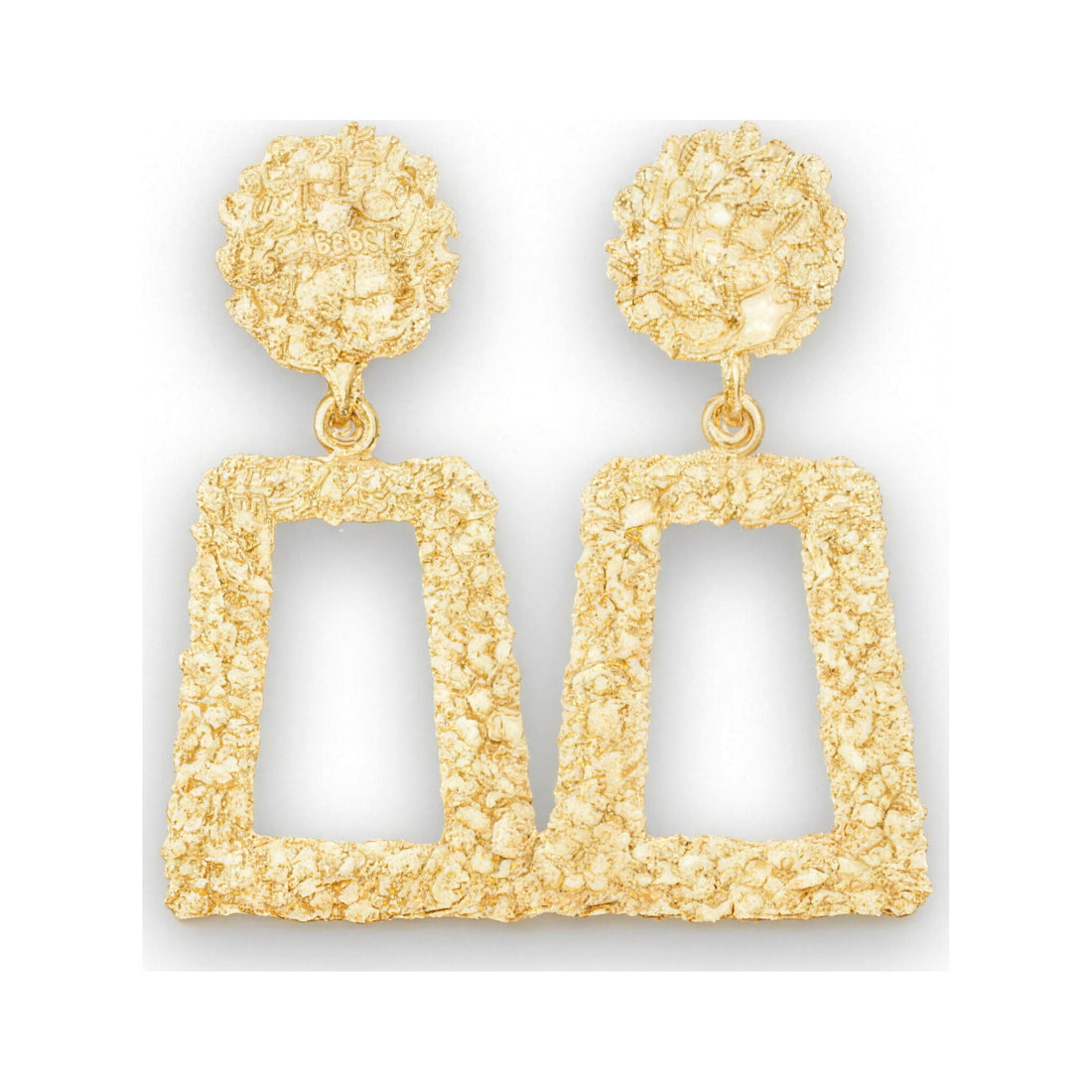 Architectural Retro Drop Earrings