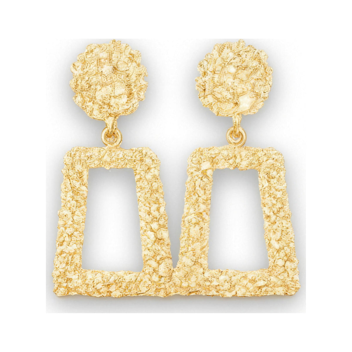 Architectural Retro Drop Earrings