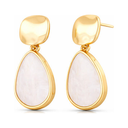 Alloy Geometric Round Earrings – Round Square Zen