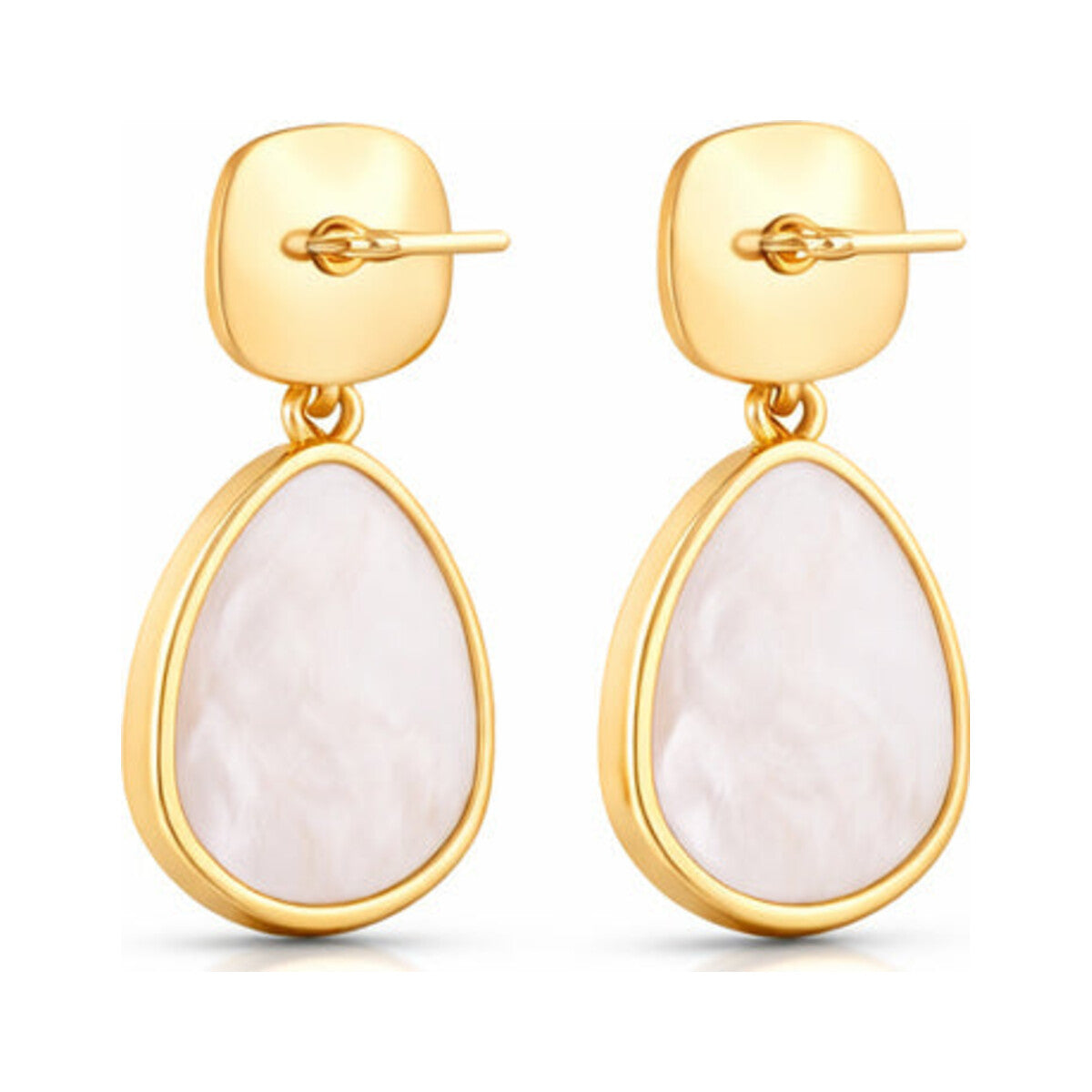 Alloy Geometric Round Earrings – Round Square Zen