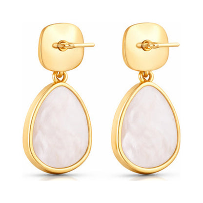 Alloy Geometric Round Earrings – Round Square Zen