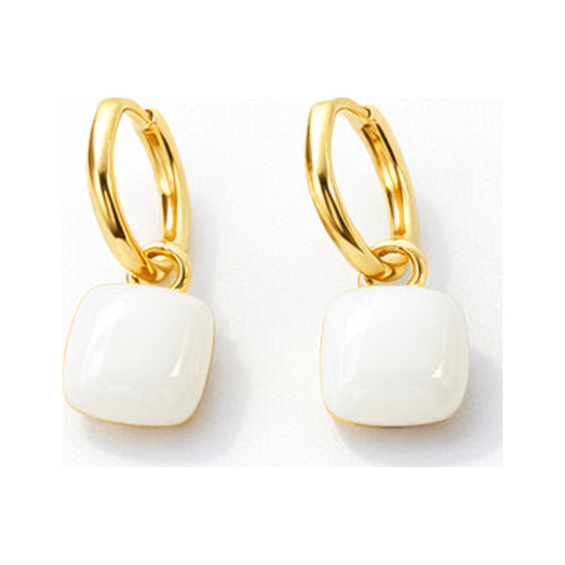 White Resin Statement Drops