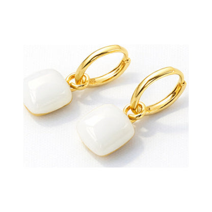 White Resin Statement Drops