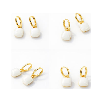 White Resin Statement Drops
