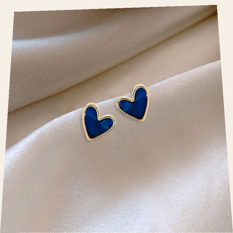 Blue Love Drop Earrings