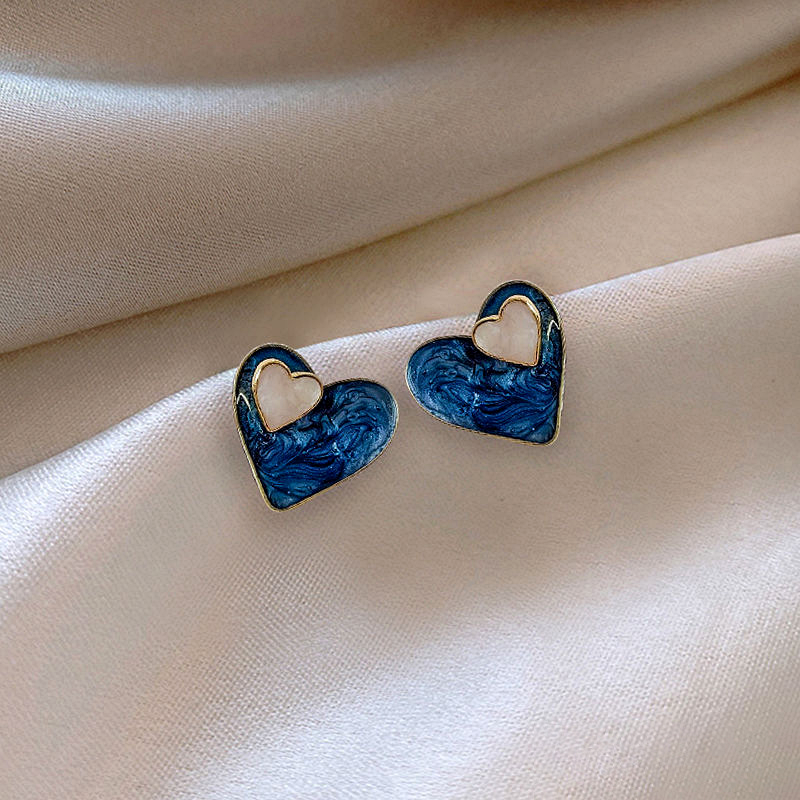 Couture Blue Love Earrings
