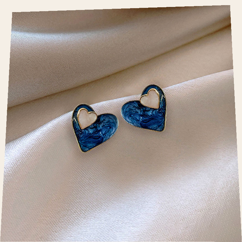 Couture Blue Love Earrings
