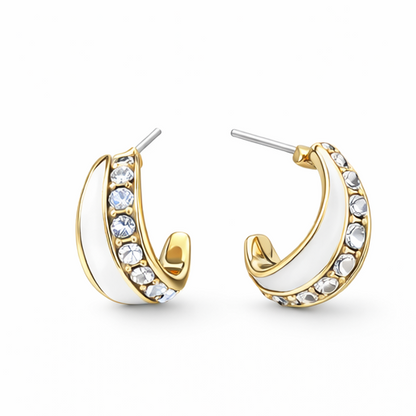 Pearl Alloy Bow Earrings – Bow Bloom Luxe