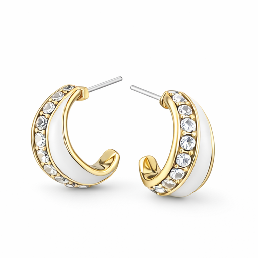 Pearl Alloy Bow Earrings – Bow Bloom Luxe