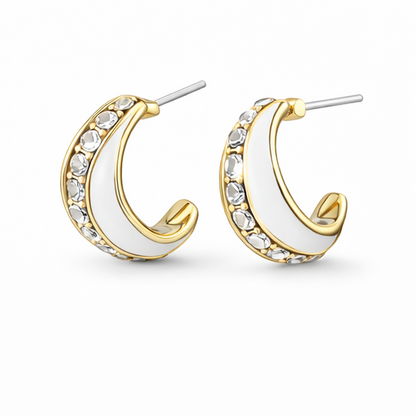 Pearl Alloy Bow Earrings – Bow Bloom Luxe