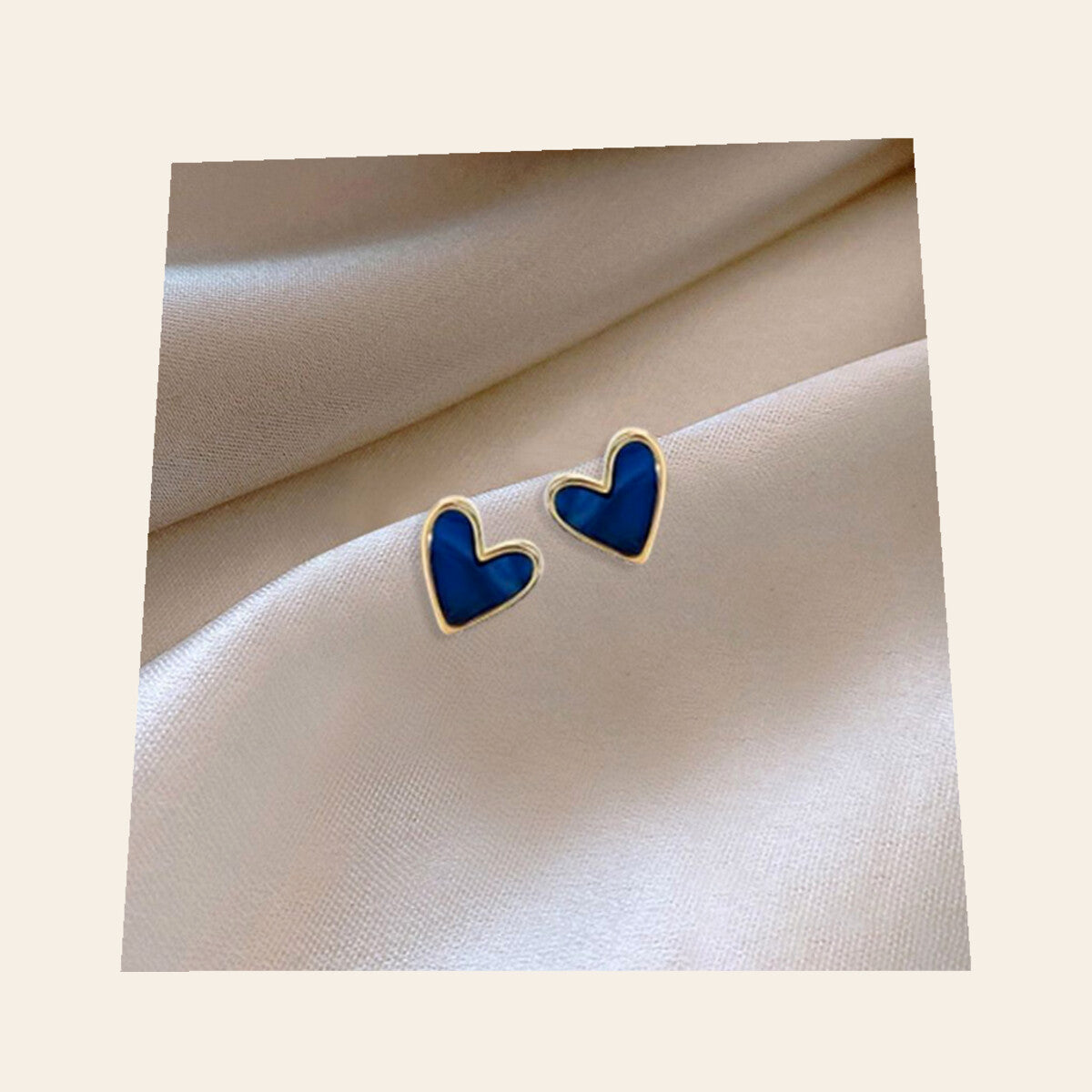 Blue Love Drop Earrings