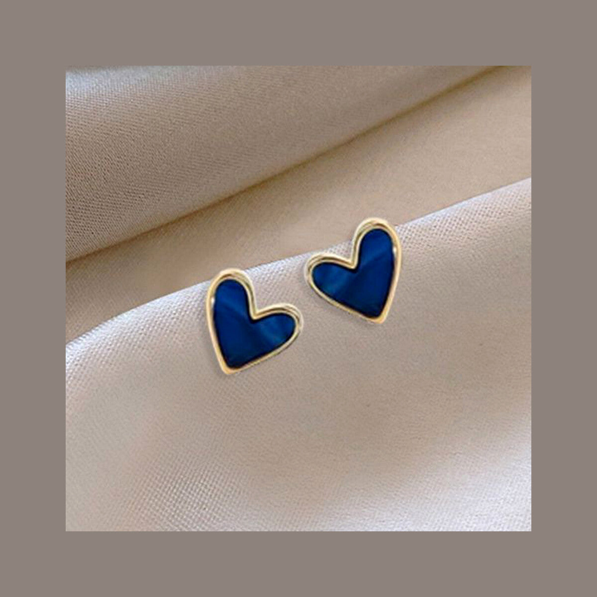 Blue Love Drop Earrings