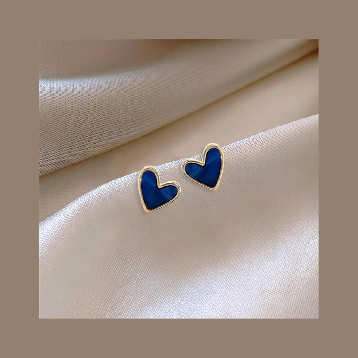 Blue Love Drop Earrings