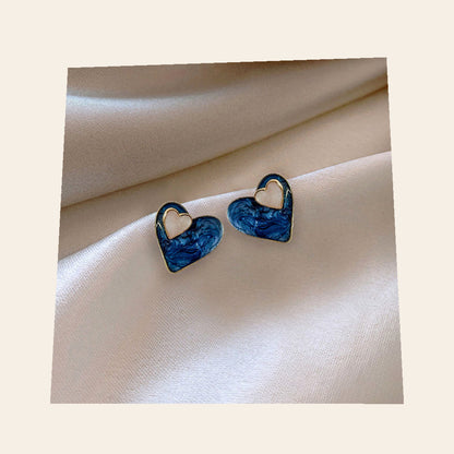 Couture Blue Love Earrings
