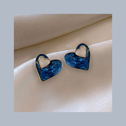 Couture Blue Love Earrings