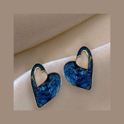 Couture Blue Love Earrings