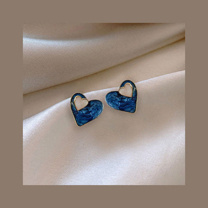 Couture Blue Love Earrings