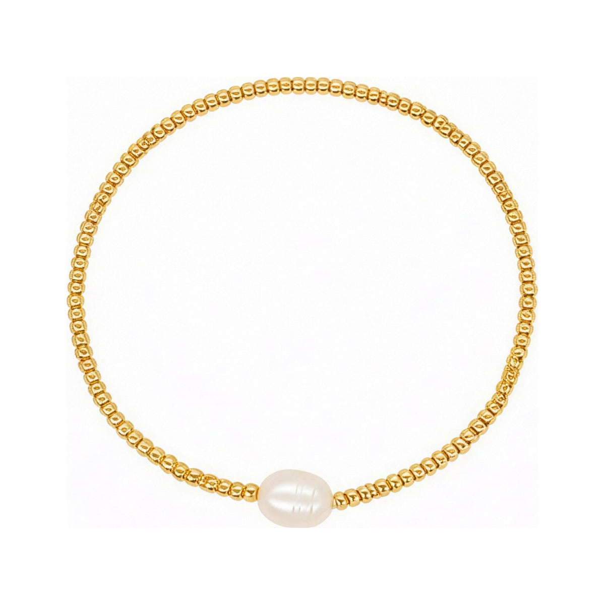 Pearl Seed Bead Bracelet