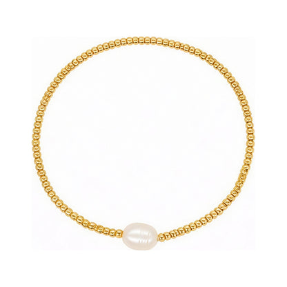 Pearl Seed Bead Bracelet