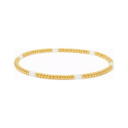 Vintage Pearl Colorblock Bracelet