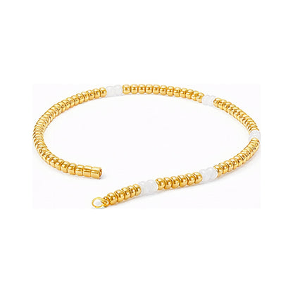 Vintage Pearl Colorblock Bracelet
