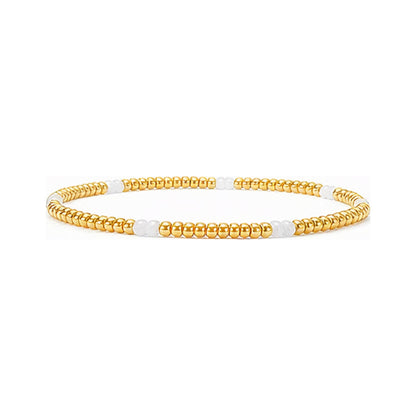 Vintage Pearl Colorblock Bracelet
