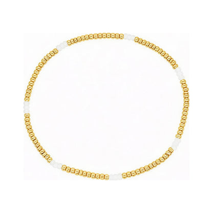 Vintage Pearl Colorblock Bracelet