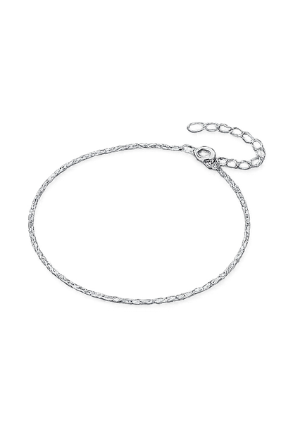 S925 O-Link Platinum Link Bracelet