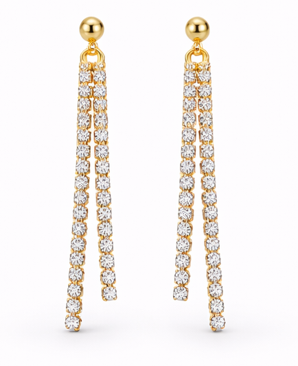 Couture Chain Drop Earrings
