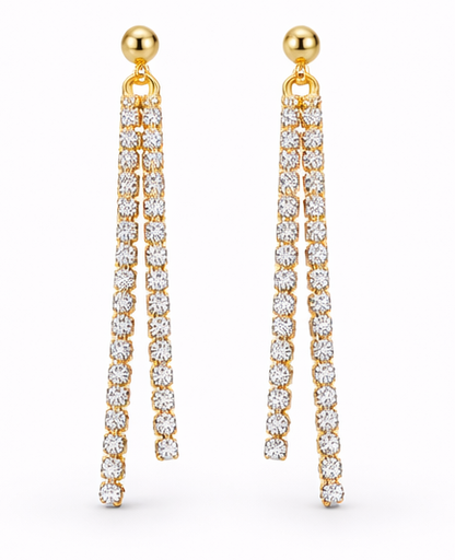 Couture Chain Drop Earrings